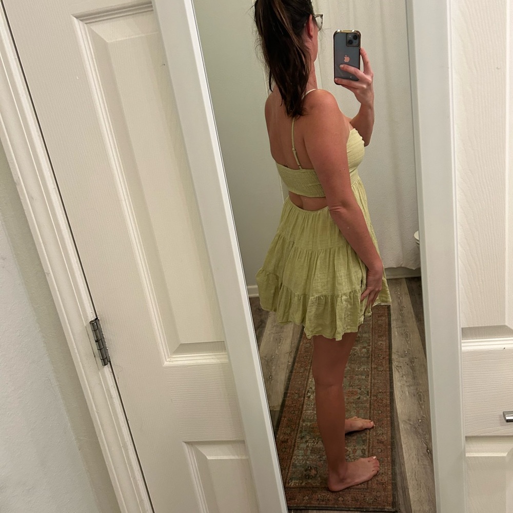 Princess Polly Light Green Strappy Mini Dress - Picture 2 of 2